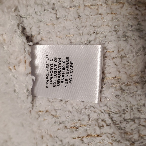 Women's Cropped Freshman 1996 Fuzzy Sweater S - Picture 5 of 6